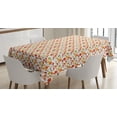 thumbnail image 1 of Ambesonne Dogs Tablecloth Rectangular Table Cover, Funny Dog Faces Doodles, 60"x90", Multicolor, 1 of 4