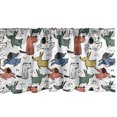 thumbnail image 1 of Ambesonne Dogs Window Valance, Pastel Funny Puppies Art, 54" X 12", Multicolor, 1 of 3