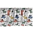 thumbnail image 1 of Ambesonne Dogs Window Valance, Pastel Funny Puppies Art, 54" X 18", Multicolor, 1 of 3