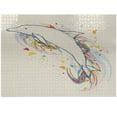 thumbnail image 1 of Ambesonne Dolphin Jigsaw Puzzle Durable Cardboard, Fish Rainbow Color, 1000 pcs, Multicolor, 1 of 1