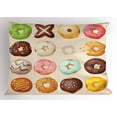 thumbnail image 1 of Ambesonne Donut Pillow Sham, Delicious Glazed Pastries, 26" X 20", Multicolor, 1 of 2