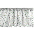 thumbnail image 1 of Ambesonne Doodle Window Valance, Abstract Drawing of Vans Cars and Trees with House Buildings on Plain Background, Curtain Valance for Kitchen Bedroom Decor with Rod Pocket, 54" X 12", Multicolor, 1 of 2