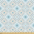 thumbnail image 1 of Ambesonne Dot Fabric by the Yard Upholstery, Floral Abstract and Geometric, 10 Yards, Pale Blue Dark Teal, 1 of 1
