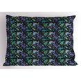 thumbnail image 1 of Ambesonne Dragon Pillow Sham, Space Themed Dinos Planets, 26" X 20", Multicolor, 1 of 2