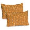 thumbnail image 1 of Ambesonne Dragonfly Pillow Sham 2 Pack, Wildlife Sketch Bug, 30"x20", Orange Black and White, 1 of 3