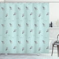 thumbnail image 1 of Ambesonne Dragonfly Shower Curtain, Hand Drawn Lines, 69"Wx75"L, Pale Blue Purple, 1 of 5