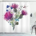 thumbnail image 1 of Ambesonne Dragonfly Shower Curtain, Summer Meadow Herbs, 69"Wx84"L, Multicolor, 1 of 3