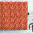thumbnail image 1 of Ambesonne Dragonfly Shower Curtain, Tropical Wildlife Print, 69"Wx70"L, Burnt Orange, 1 of 4