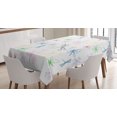 thumbnail image 1 of Ambesonne Dragonfly Tablecloth Rectangular Table Cover, Doodle Style Bugs, 60"x84", Multicolor, 1 of 4