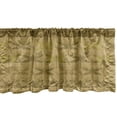 thumbnail image 1 of Ambesonne Dragonfly Valance Pack of 2, Flying Insects Vintage, 42"X18", Dark Mustard Fawn and Khaki, 1 of 3