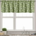 thumbnail image 1 of Ambesonne Dragonfly Valance Pack of 2, Insects Vintage Style, 54"X12", Olive Green and Pearl, 1 of 5