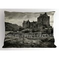 thumbnail image 1 of Ambesonne Dream Pillow Sham, Eilean Donan Castle Scotland, 36" X 20", Dark Taupe and Pale Grey, 1 of 2