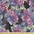 thumbnail image 1 of Ambesonne Dreamy Flowers Fabric by the Yard Upholstery, Dreamy Floral Botany, 2 Yards, Pale Fuchsia Seafoam Rose, 1 of 1