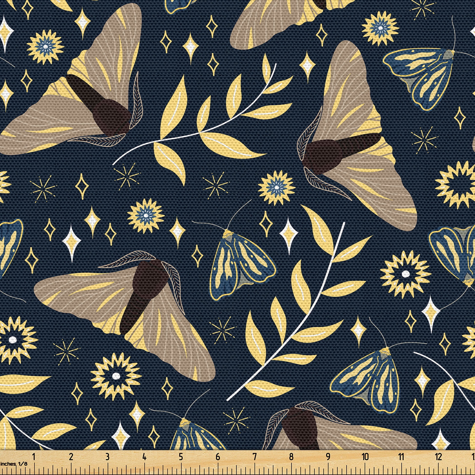 Dark Cottagecore Upholstery Fabric