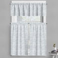 thumbnail image 1 of Ambesonne Dusty Blue Valance & Curtain, Floral Ornamental Motif, 55"x45", Ceil Blue White, 1 of 7
