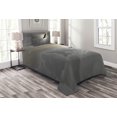 thumbnail image 1 of Ambesonne Eagle Quilted Bedspread Set 2 Pcs, Sublime Creature Clouds, Twin Size, Pale Yellow Pale Grey, 1 of 3