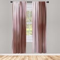 thumbnail image 1 of Ambesonne Earth Tones Curtains, Abstract Modern Design, Pair of 28"x95", Pale Chocolate, 1 of 2