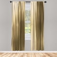 thumbnail image 1 of Ambesonne Earth Tones Curtains, Abstract Modern Ombre, Pair of 28"x63", Pale Camel, 1 of 2
