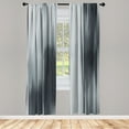 thumbnail image 1 of Ambesonne Earth Tones Curtains, Abstract Modern Ombre, Pair of 28"x84", Pale Cadet, 1 of 2