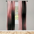 thumbnail image 1 of Ambesonne Earth Tones Curtains, Abstract Modern Ombre, Pair of 28"x84", Pale Pink, 1 of 2