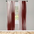thumbnail image 1 of Ambesonne Earth Tones Curtains, Abstract Modern Ombre, Pair of 28"x95", Pale Maroon, 1 of 2