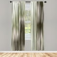 thumbnail image 1 of Ambesonne Earth Tones Curtains, Modern Design Ombre, Pair of 28"x63", Pale Green, 1 of 2