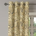 thumbnail image 1 of Ambesonne Earth Tones Grommet Curtain Single Panel, Welsh Pears, 50"x60", Grey Yellow, 1 of 5
