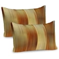 thumbnail image 1 of Ambesonne Earth Tones Pillow Sham 2 Pack, Modern Abstract, 26"x20", Pale Yellow and Ginger, 1 of 3