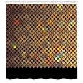 thumbnail image 1 of Ambesonne Earth Tones Shower Curtain, Mosaic of Squares, 69"Wx84"L, Multicolor, 1 of 3