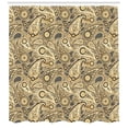 thumbnail image 1 of Ambesonne Earth Tones Shower Curtain, Welsh Pears, 69"Wx70"L, Grey Yellow, 1 of 3
