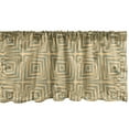 thumbnail image 1 of Ambesonne Earth Tones Window Valance, Urban Grunge Tile, 54" X 12", Pale Orange Reseda Green, 1 of 3