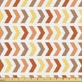thumbnail image 1 of Ambesonne Earthy Fabric by the Yard Upholstery, Terracotta Colored Arrows, 5 Yards, Cinnamon Beige Pale Taupe, 1 of 5