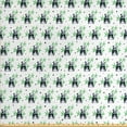 thumbnail image 1 of Ambesonne East Fabric by the Yard Upholstery, Wild Zoo Nature Exotic Fun, 10 Yards, White Black and Green, 1 of 4