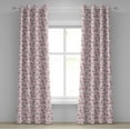 thumbnail image 1 of Ambesonne East Grommet Curtain, Japanese Cherry Blooms, 50" x 72", Pale Pink Blush, 1 of 6