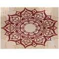 thumbnail image 1 of Ambesonne East Jigsaw Puzzle Durable Cardboard, Round Cultural Ornament, 1000 pcs, Peach and Ruby, 1 of 1