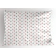 thumbnail image 1 of Ambesonne Easter Bunny Pillow Sham, Rabbit Doodle, 26" X 20", Rose Pale Grey, 1 of 2