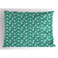 thumbnail image 1 of Ambesonne Easter Bunny Pillow Sham, Rabbit Pattern, 26" X 20", Dark Seafoam Dark Indigo, 1 of 2