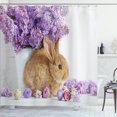 thumbnail image 1 of Ambesonne Easter Bunny Shower Curtain, Rabbit Photo, 69"Wx75"L, Multicolor, 1 of 3