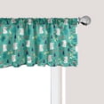 thumbnail image 1 of Ambesonne Easter Bunny Window Valance, Rabbit Pattern, 54" X 12", Dark Seafoam Dark Indigo, 1 of 3
