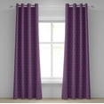 thumbnail image 1 of Ambesonne Eggplant Grommet Curtain, Arrangement Ornament, 50" x 72", Violet, 1 of 6