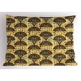thumbnail image 1 of Ambesonne Egyptian Pillow Sham, Folkloric Ornaments, 26" X 20", Multicolor, 1 of 2