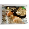 thumbnail image 1 of Ambesonne Egyptian Pillow Sham, Queen Cleopatra, 26" X 20", Multicolor, 1 of 2