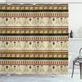 thumbnail image 1 of Ambesonne Egyptian Shower Curtain, Abstract Indigenous, 69"Wx70"L, Multicolor, 1 of 3