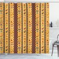 thumbnail image 1 of Ambesonne Egyptian Shower Curtain, Hieroglyphs, 69"Wx70"L, Multicolor, 1 of 3