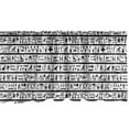 thumbnail image 1 of Ambesonne Egyptian Window Valance, Historical Language, 54" X 12", Black White, 1 of 3