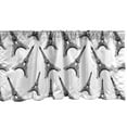 thumbnail image 1 of Ambesonne Eiffel Tower Window Valance, Monotone Style Towers, 54" X 18", Charcoal Grey and White, 1 of 3