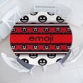 thumbnail image 1 of Ambesonne Emoji Fitted Round Tablecloth, Smiling Face Pattern Plot, 56"- 60" Diameter, Charcoal Grey White, 1 of 1