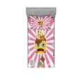 thumbnail image 1 of Ambesonne Emoji Fitted Sheet & Pillow Sham Set, Pop Drama Queen Character, Twinxl, Pink Multicolor, 1 of 2