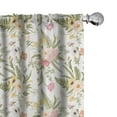 thumbnail image 1 of Ambesonne English Garden Curtains, Vintage Pastel Flora, Pair of 28"x84", Multicolor, 1 of 5