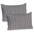 thumbnail image 1 of Ambesonne Espresso Pillow Sham 2 Pack, Cartoonish Coffee Beans, 30"x20", Pale Ceil Blue Pale Blue, 1 of 3